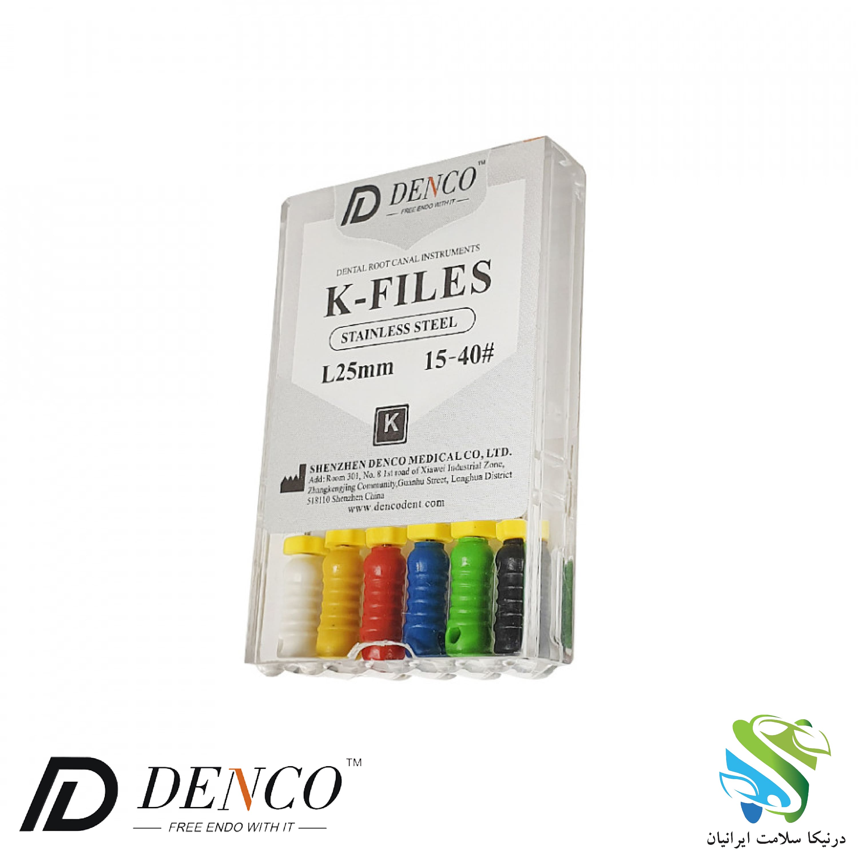 K فایل دستی25 میلیمتر K File DENCO 25mm