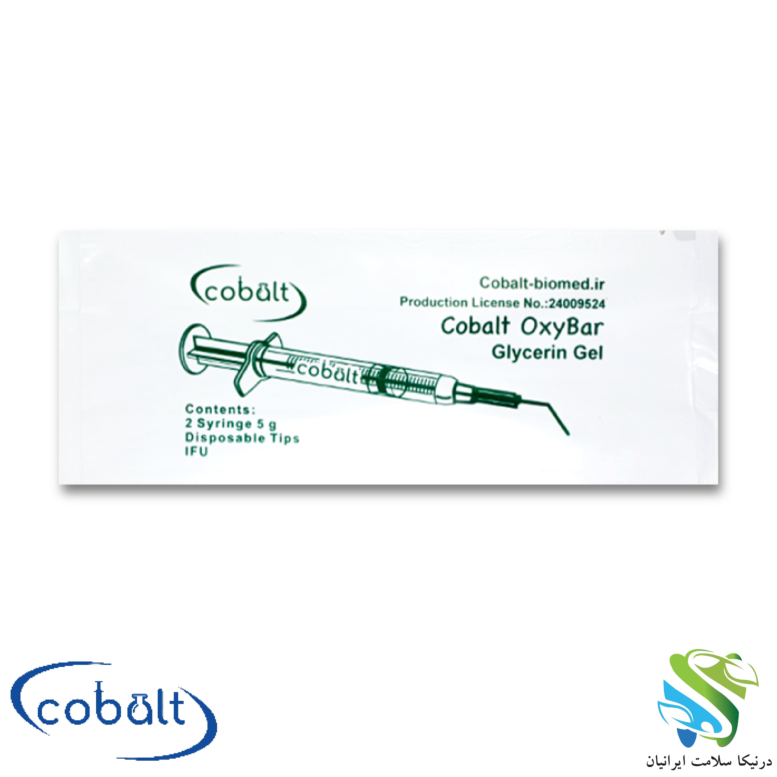 ژل گلیسیرین کبالت Cobalt Oxybar
