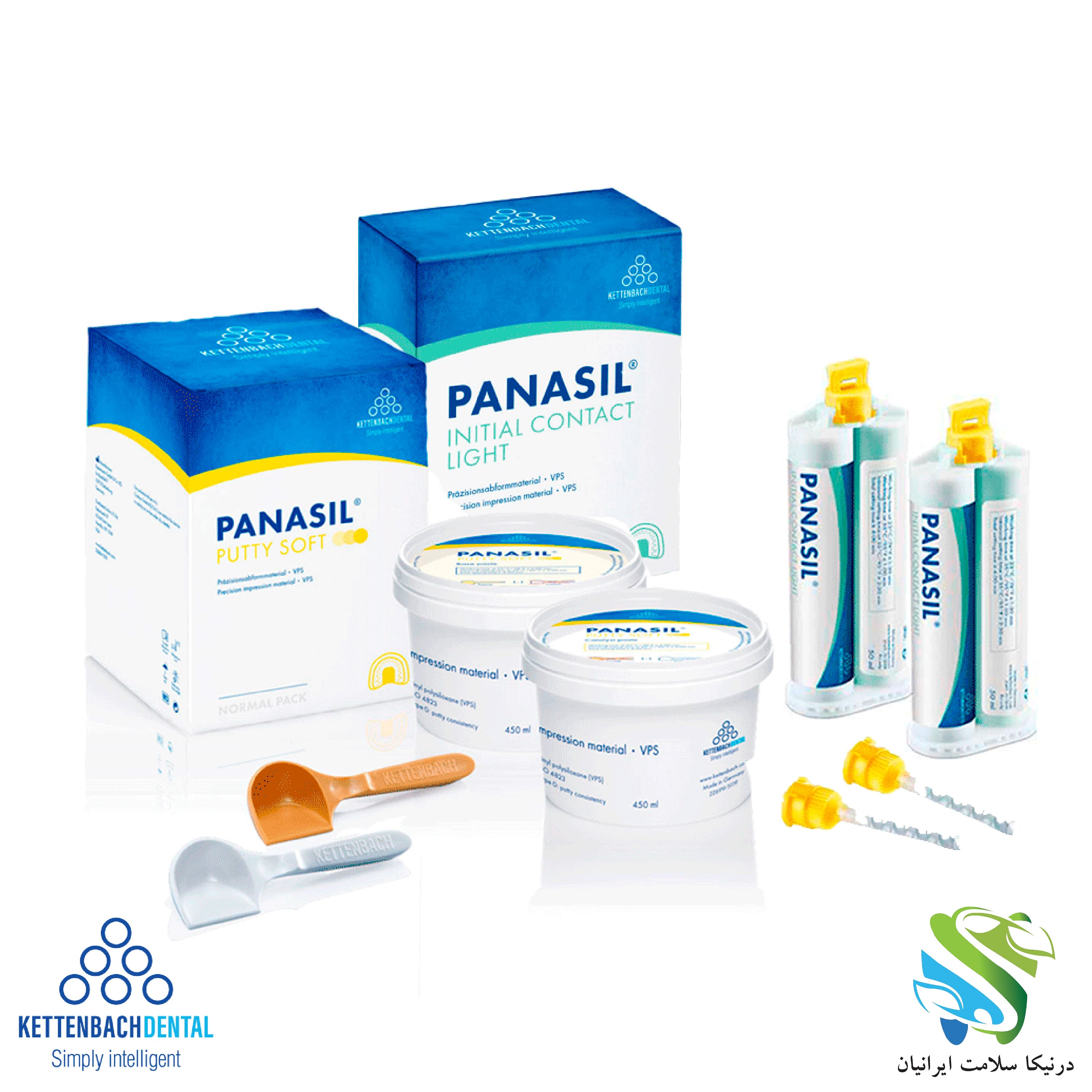 پکیج پوتی SOFT PANASIL + واش Panasil Soft kit  (putty+light body)